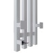 Полотенцесушитель MIXLINE MOON QUADRO WHITE 120/15 (таймер,206 Вт) электрический БЕЛЫЙ - ML-557164 