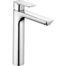 Смеситель для раковины-чаши Kludi Pure Style керамический картридж, хром (402960575)