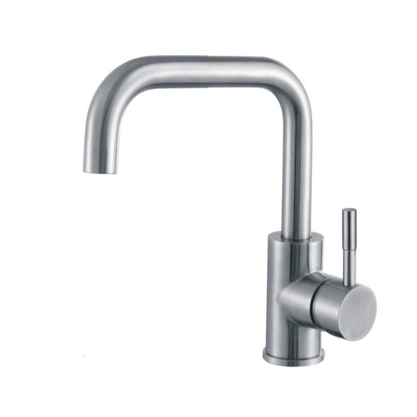 Смеситель для кухни 35к HB72304-4 HAIBA боковая б/отв п/гайку НЕРЖ - HB72304-4 