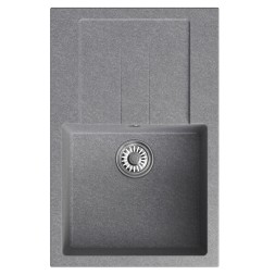 Мойка ML-GM31 КОМФОРТ с крылом, графит (342), 770*500*190мм - 00-00009502