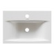 Раковина накладная на столешницу WAVE Trend 450*300*100 ш*г*в с отв под смеситель,белый,прямоуг - 554713 
