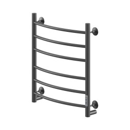 Полотенцесушитель MIXLINE CAPELLA  60х50 (таймер, 253 Вт, 6 перекладин) электрический ЧЕРНЫЙ - ML-556410 