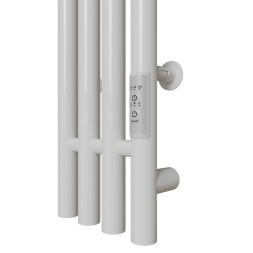 Полотенцесушитель MIXLINE MOON WHITE 120/15 (таймер,206 Вт) электрический БЕЛЫЙ - ML-557161 