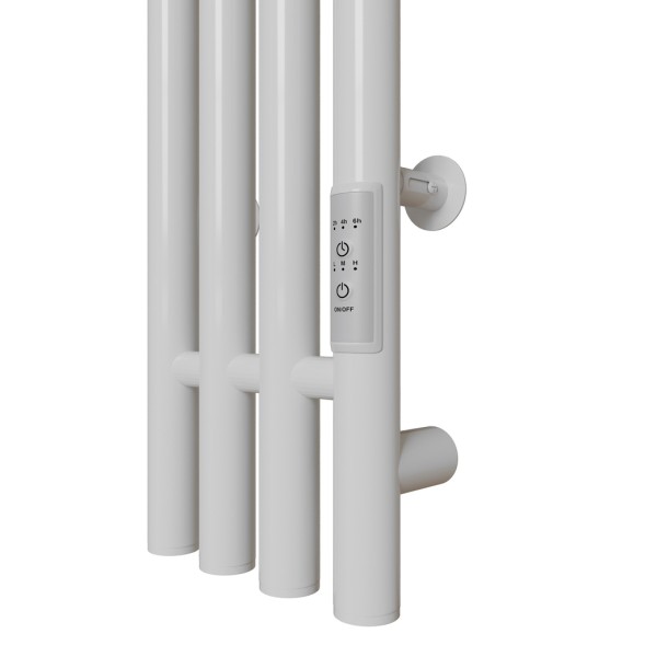 Полотенцесушитель MIXLINE MOON WHITE 120/15 (таймер,206 Вт) электрический БЕЛЫЙ - ML-557161 