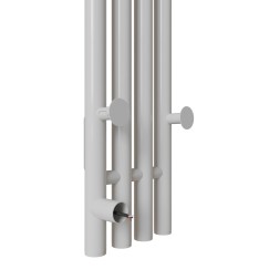Полотенцесушитель MIXLINE MOON WHITE 120/15 (таймер,206 Вт) электрический БЕЛЫЙ - ML-557161 