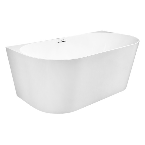 Ванна акриловая Azario Меладо 1700х800х580, пристенная, в комплекте с сифоном и металлическими ножками, белый (AZ-7005-17W)