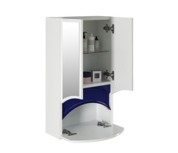 Зеркальный шкаф "РАДУГА-46" синий без подсветки - 522951