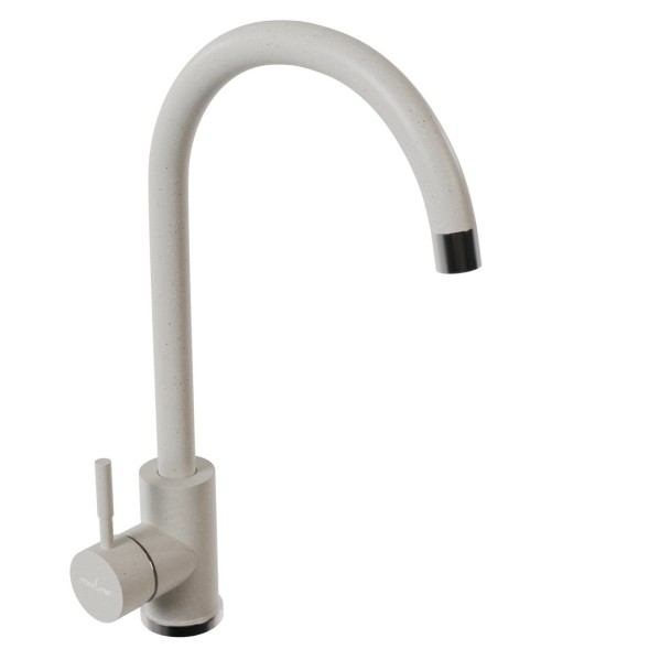 Смеситель для кухни 35к MIXLINE ML-GS15 (331) белый высок. излив - ML-GS15 (331) 