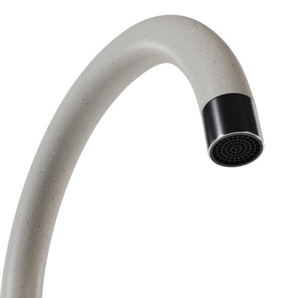 Смеситель для кухни 35к MIXLINE ML-GS15 (331) белый высок. излив - ML-GS15 (331) 
