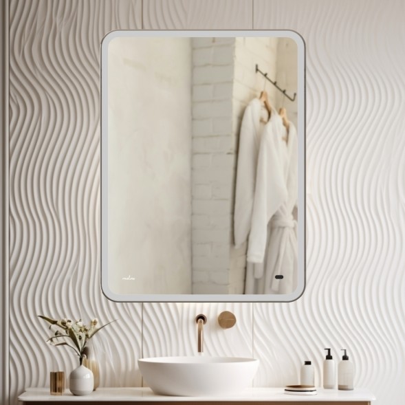 Зеркало MIXLINE &amp;quot;Турин&amp;quot; 600*800 (ШВ) бесконтактный сенсор, светодиодная подсветка - MLZ.Tur.6-8.1.2 