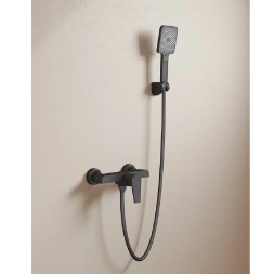 Смеситель для душа 35к ПРОФСАН ПСМ-900-4GA с душ. аксессуарами ГРАФИТ - PSM-900-4GA