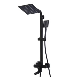 Душевая система 35к HB23803-7 HAIBA лейка "Тропический душ" ЧЕРНЫЙ - HB23803-7