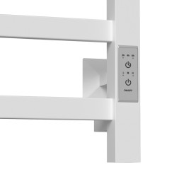 Полотенцесушитель MIXLINE TRIUMPH  60х50 (таймер, 312 Вт, 5 перекладин) электрический БЕЛЫЙ - ML-556374 