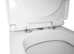 Унитаз-компакт напольный Creo Ceramique Orleans 420х670ъ790 сиденье с микролифтом, белый (OR1002+OR1003+OR1001)