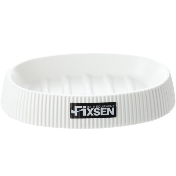 Мыльница Fixsen White Boom пластик, белый (FX-412-4)