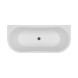 Ванна акриловая Azario ENGELS 1700x750x580 пристенная, в комплекте с сифоном и металлической рамой (ENG17075)