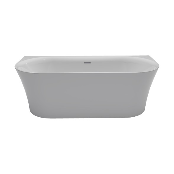 Ванна акриловая Azario ENGELS 1700x750x580 пристенная, в комплекте с сифоном и металлической рамой (ENG17075)