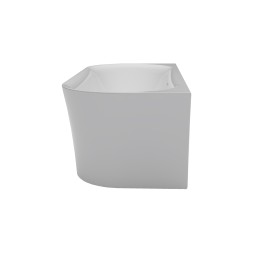 Ванна акриловая Azario ENGELS 1700x750x580 пристенная, в комплекте с сифоном и металлической рамой (ENG17075)