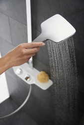 Душевая система KLUDI COCKPIT DISCOVERY  c термостатом, хром/белый (8020091-00)