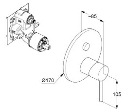 Душевая система Kludi Bozz 7 in 1 хром (386710576)