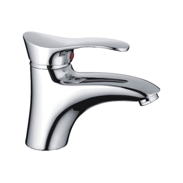 Смеситель для раковины 40к CN1001 CRON литой, ХРОМ - CN1001 