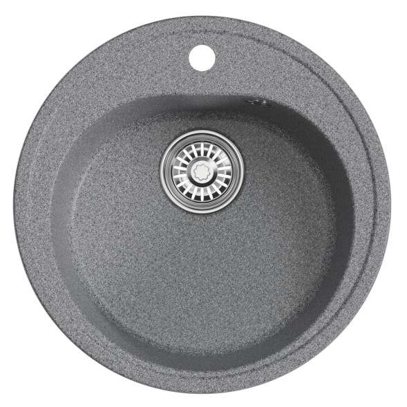 Мойкa ML-GM11 КОМФОРТ круглая, темно-серая (309), 500мм (глуб. чаши 180) - 00-00009303 
