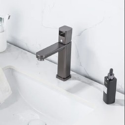 Смеситель для раковины 35к ПРОФСАН ПСМ-900-5GA литой, п/гайку ГРАФИТ - PSM-900-5GA