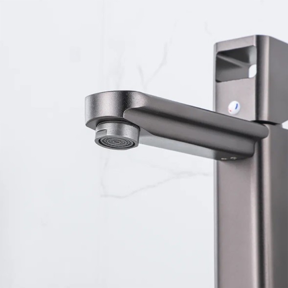 Смеситель для раковины 35к ПРОФСАН ПСМ-900-5GA литой, п/гайку ГРАФИТ - PSM-900-5GA 