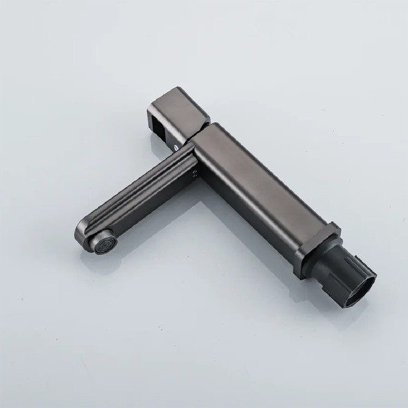 Смеситель для раковины 35к ПРОФСАН ПСМ-900-5GA литой, п/гайку ГРАФИТ - PSM-900-5GA 