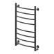 Полотенцесушитель MIXLINE CAPELLA  80х50 (таймер, 318 Вт, 8 перекладин) электрический ЧЕРНЫЙ - ML-556412 
