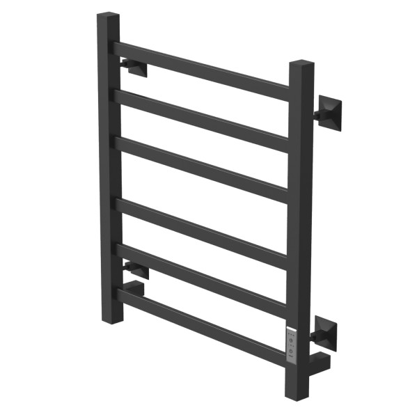 Полотенцесушитель MIXLINE TRIUMPH  60х50 (таймер, 312 Вт, 5 перекладин) электрический ЧЕРНЫЙ - ML-556375 