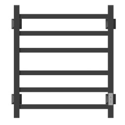 Полотенцесушитель MIXLINE TRIUMPH  60х50 (таймер, 312 Вт, 5 перекладин) электрический ЧЕРНЫЙ - ML-556375 