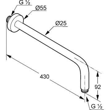 Душевая система Kludi Nova Fonte 7 in1 с термостатом, черный матовый (208313915)