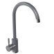 Смеситель для кухни 35к MIXLINE ML-GS15 (342) графит высок. излив - ML-GS15 (342) 