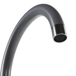 Смеситель для кухни 35к MIXLINE ML-GS15 (342) графит высок. излив - ML-GS15 (342) 