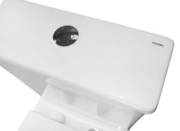 Унитаз-компакт Azario Nigel 385х616х785 напольный, безободковый, с быстросъемным сиденьем микролифт (AZ-55)