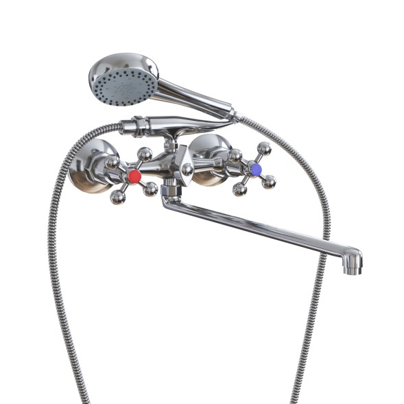 Смеситель для ванны и раковины 1/2 кер. MIXLINE ML07-02 - ML07-02 