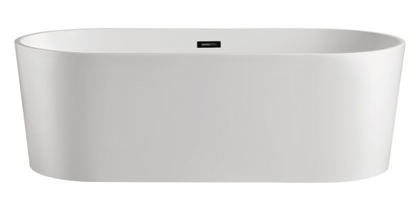 Ванна акриловая Azario BRISTOL 1600х800х580, свободностоящая, в комплекте с сифоном и металлической рамой (BRI16080)
