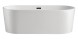 Ванна акриловая Azario BRISTOL 1600х800х580, свободностоящая, в комплекте с сифоном и металлической рамой (BRI16080)