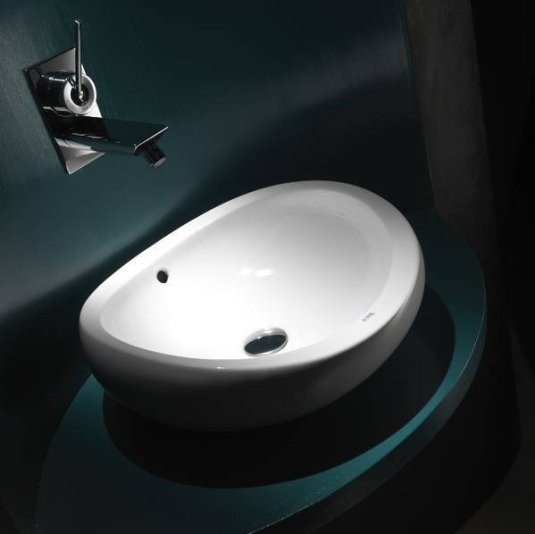 Раковина Roca URBI 1 450х382х180 мм., накладная, белая (7.3272.2.500.0)