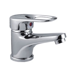 Смеситель для раковины 40к CN1004-2 CRON литой, ХРОМ - CN1004-2