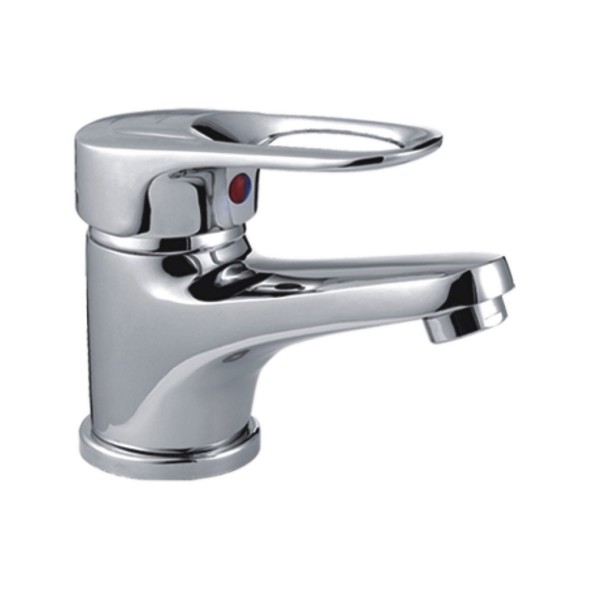 Смеситель для раковины 40к CN1004-2 CRON литой, ХРОМ - CN1004-2 