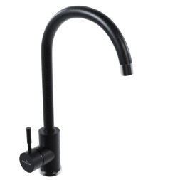 Смеситель для кухни 35к MIXLINE ML-GS15 (343) антрацит высок. излив - ML-GS15 (343) 