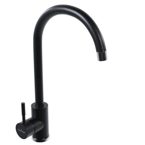 Смеситель для кухни 35к MIXLINE ML-GS15 (343) антрацит высок. излив - ML-GS15 (343) 