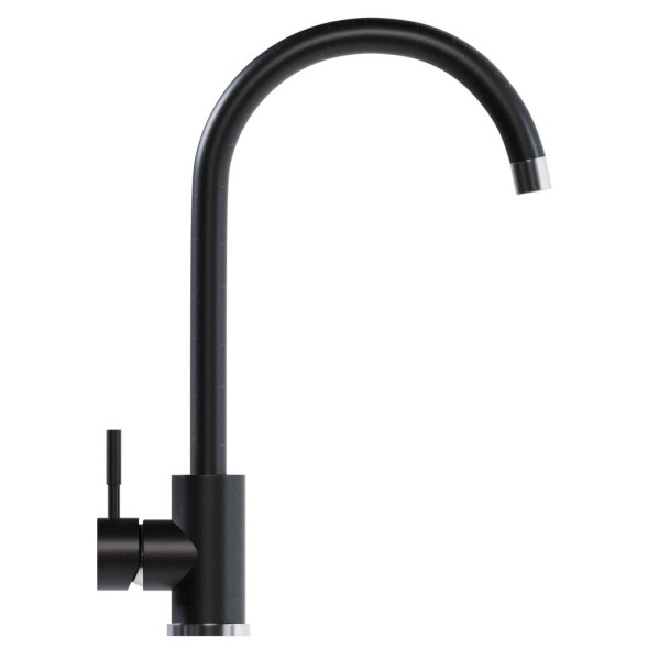 Смеситель для кухни 35к MIXLINE ML-GS15 (343) антрацит высок. излив - ML-GS15 (343) 