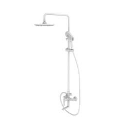 Душевая система 35к IDDIS RAYWT3Fi06 "Ray" лейка "Тропический душ", БЕЛЫЙ матовый - RAYWT3Fi06
