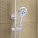 Душевая система 35к IDDIS RAYWT3Fi06 &amp;quot;Ray&amp;quot; лейка &amp;quot;Тропический душ&amp;quot;, БЕЛЫЙ матовый - RAYWT3Fi06 