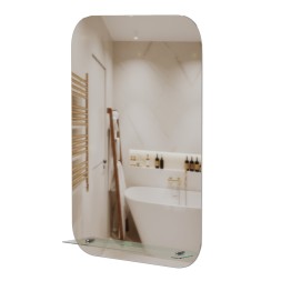 Зеркало MIXLINE &amp;quot;Адель&amp;quot; 550*800 (ШВ) с полкой НОВИНКА - MLZ.Adel.5-8 