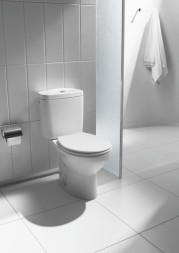 Низ к унитазу Roca Victoria, косой выпуск, белый  (7.3423.9.U00.0)