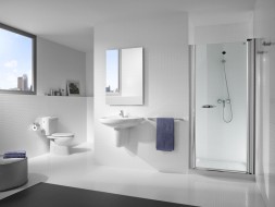 Низ к унитазу Roca Victoria, косой выпуск, белый  (7.3423.9.U00.0)